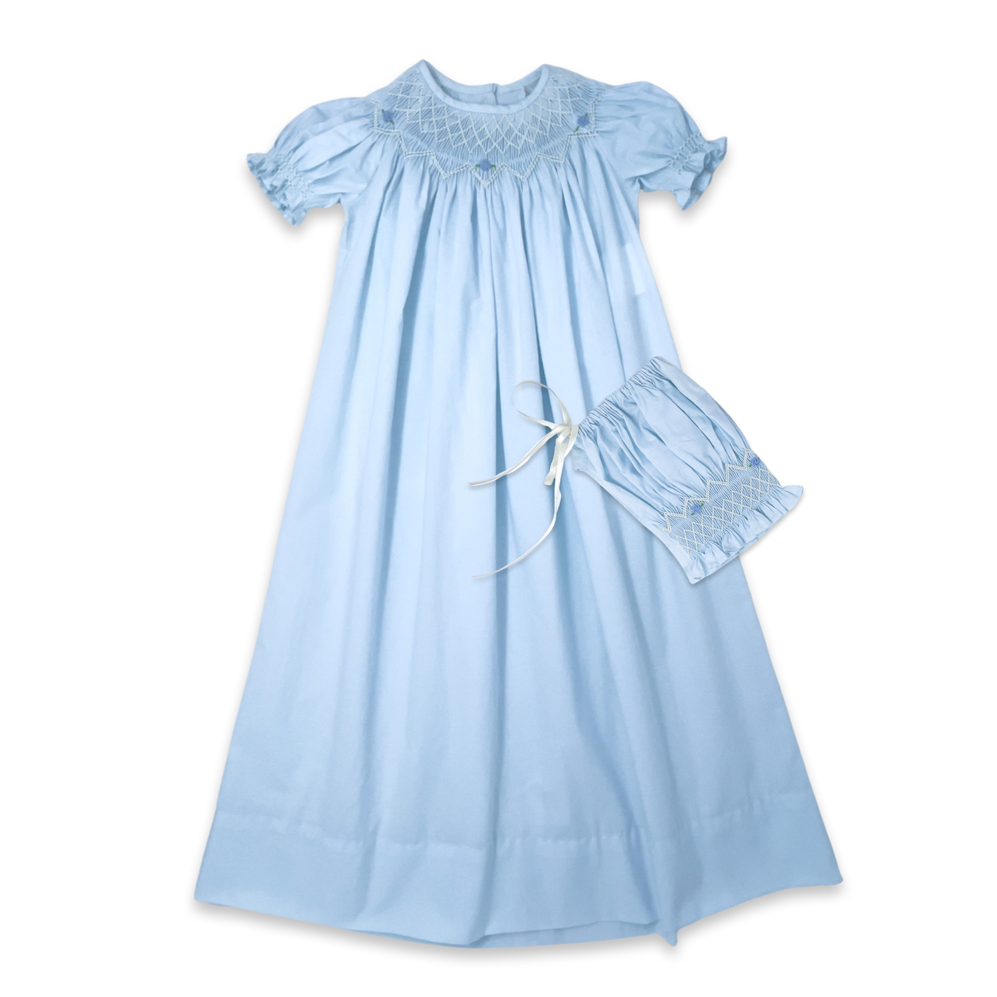 Rosebud Daygown Set - Blue