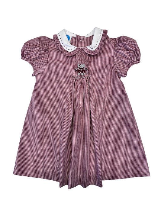 Crimson Elephant Cheerleader Smock Dress