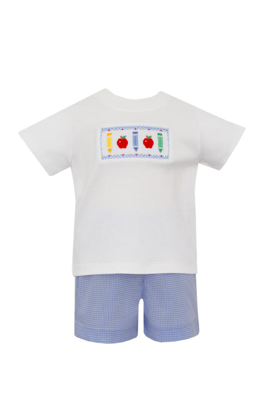 School Days Shorts Set