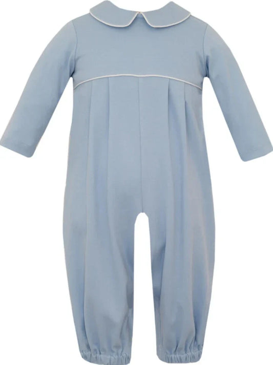 Petit Bebe-Boys Blue Long Romper