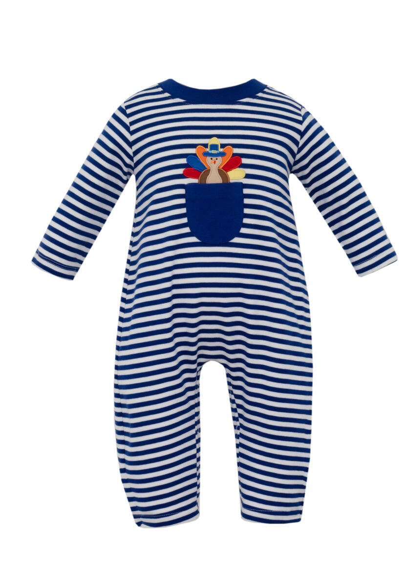 Turkey Time Boys Romper