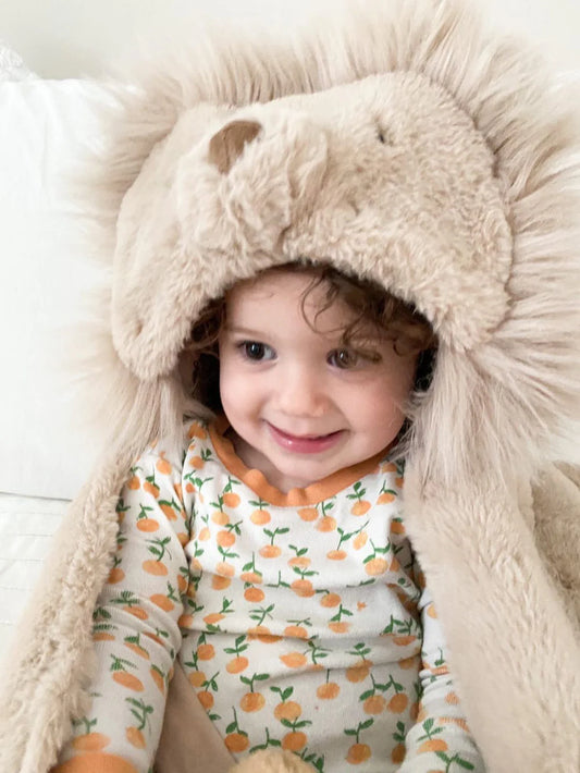 LUCA LION HOODED BLANKET