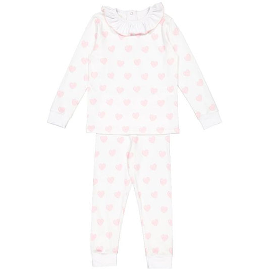 Hearts Pink Girl Pajama