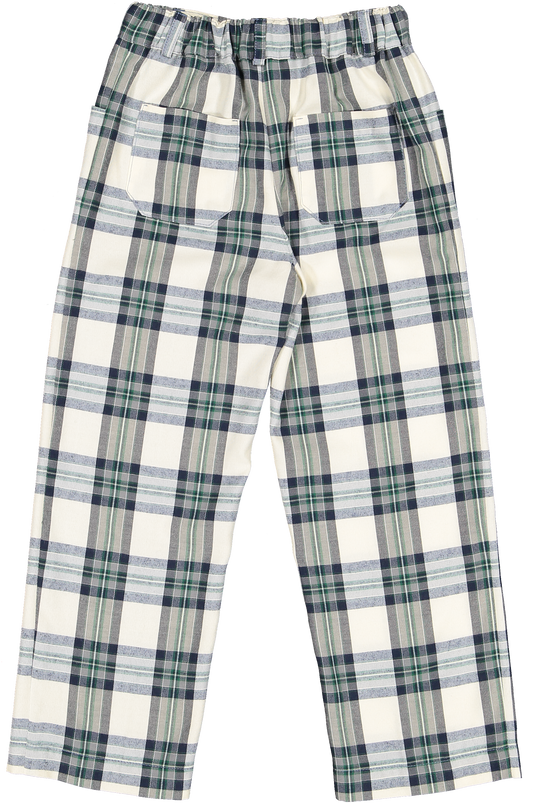 Sal and Pimenta-Stone Tartan Trousers