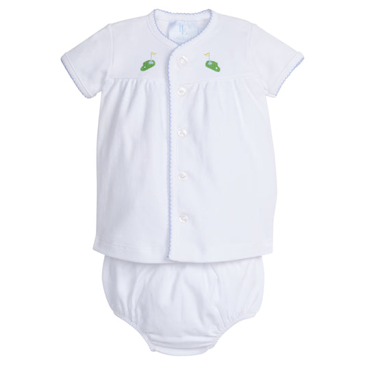 Pinpoint Layette Set - Blue Golf