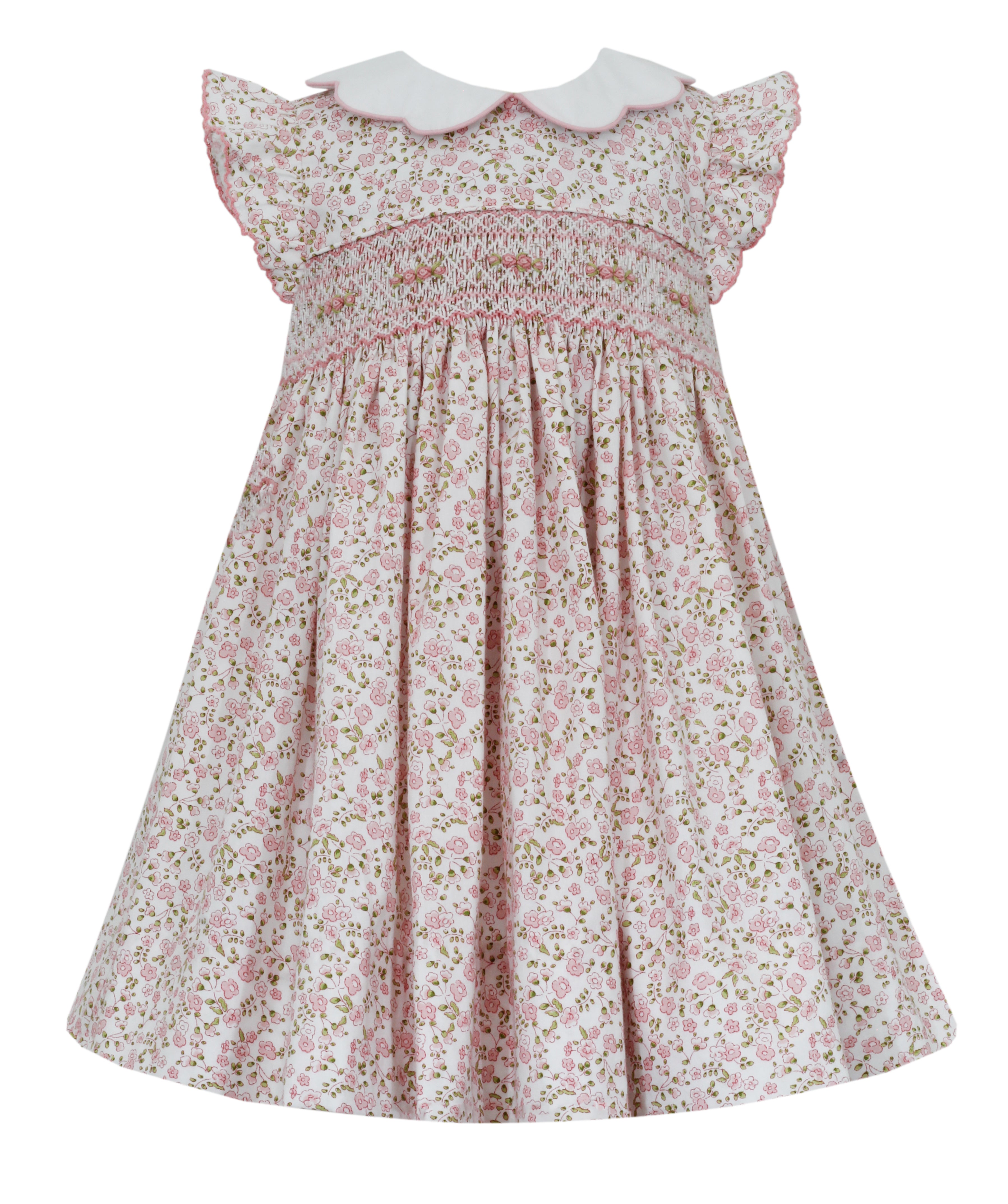 Rosie Pink Floral Dress
