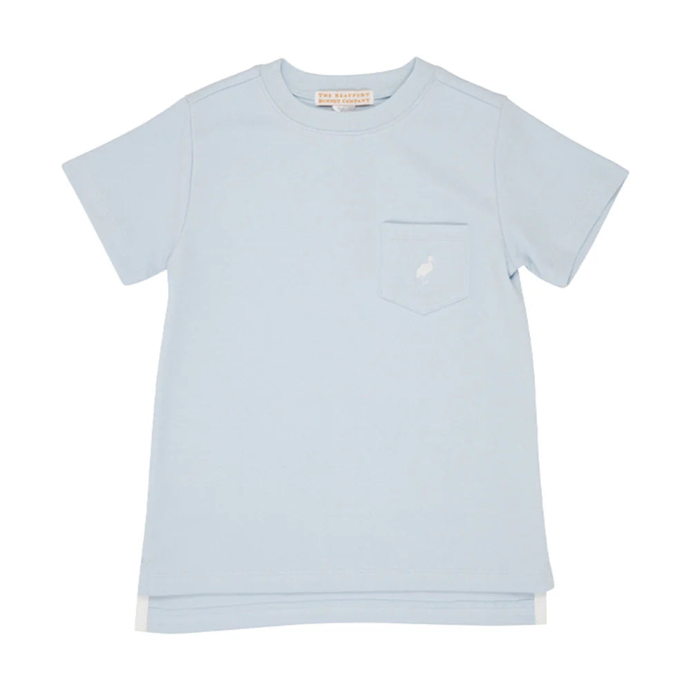 Carter Crewneck - Pocket Buckhead Blue/Worth Avenue White