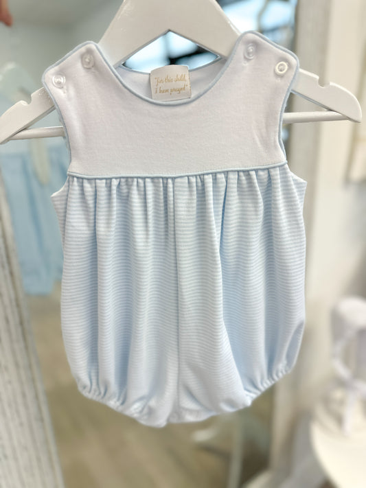 Charming Bubble - Seaside Blue Ministripe