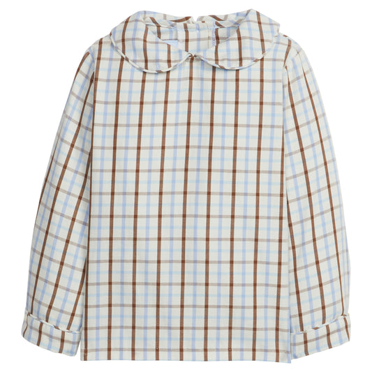 Peter Pan Shirt - Brownfield Plaid