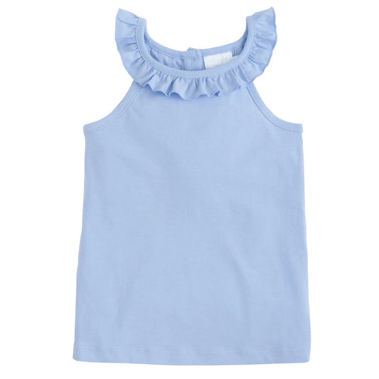 Ruffle Tank - Light Blue