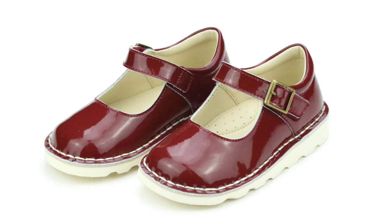 Morgan Wedge Mary Jane - Maroon