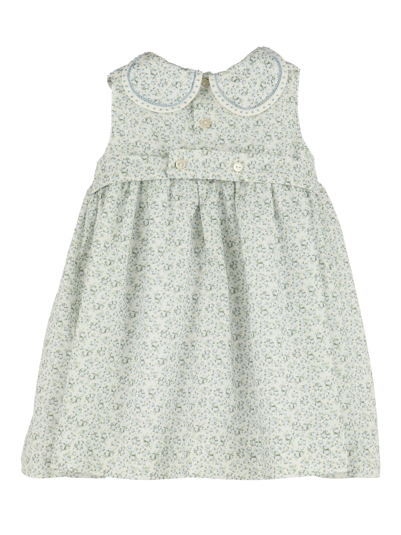 Tea Roses Petal Dress - Blue