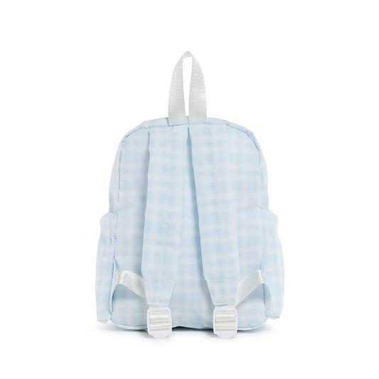 MINI BACKER - PIMLICO PLAID BLUE BACKPACK