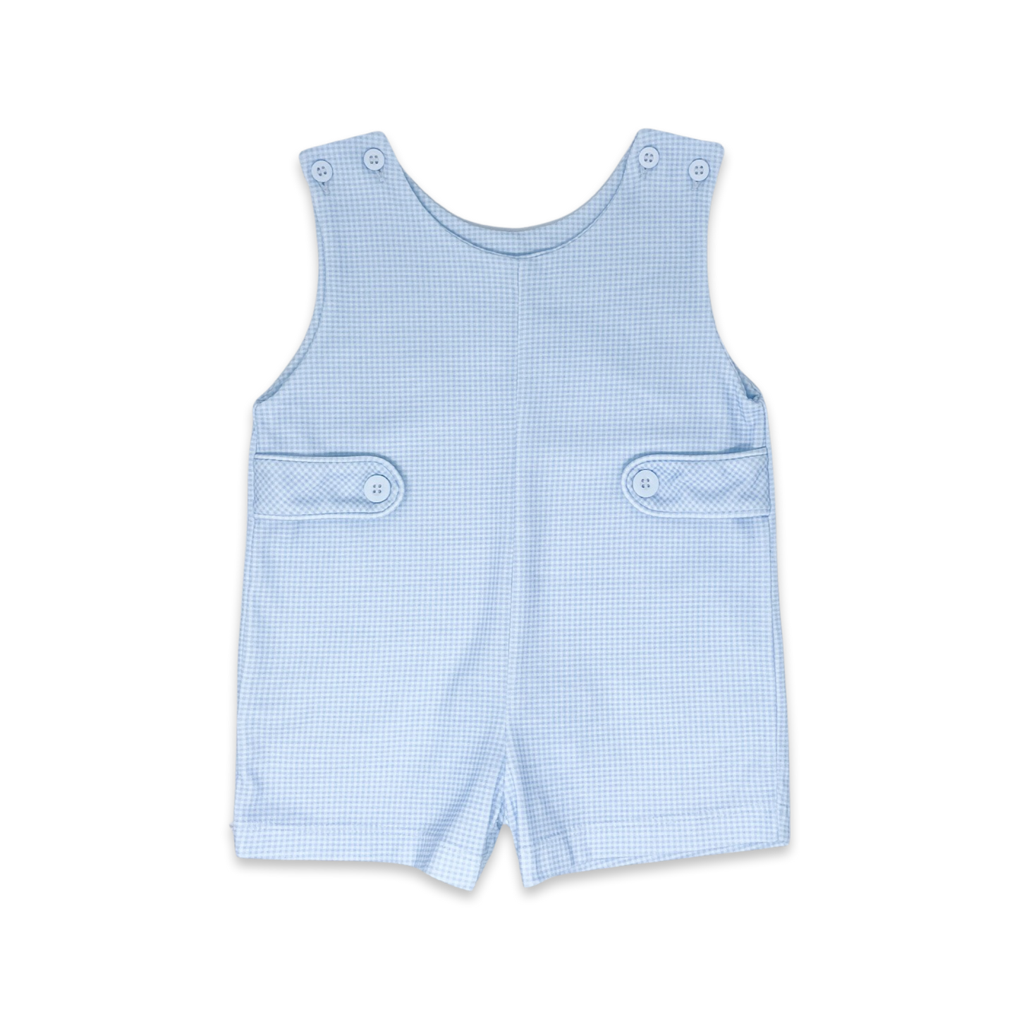 Jefferson Jon Jon - Baby Blue Minigingham Knit