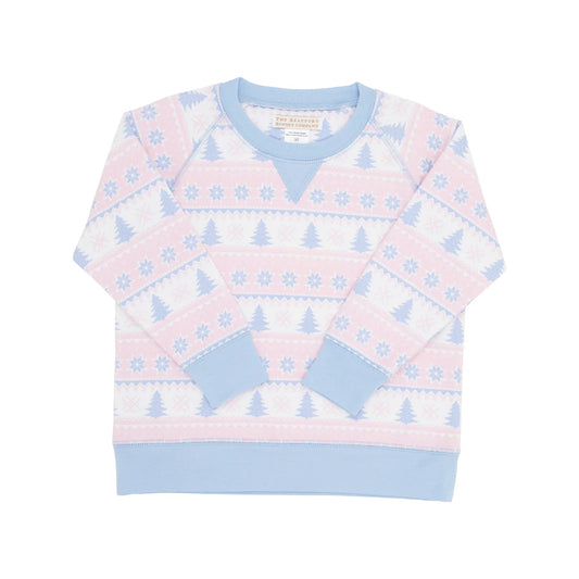 Smitty Sweatshirt - FairisleFlurries (Pink)/Beale StreetBlue