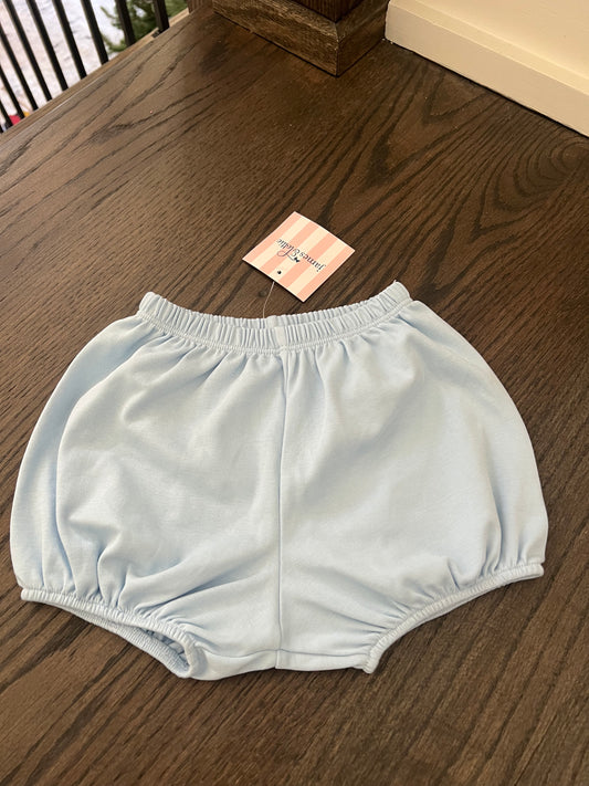 James and Lottie Knit Bloomer Shorts-Boys-Light Blue