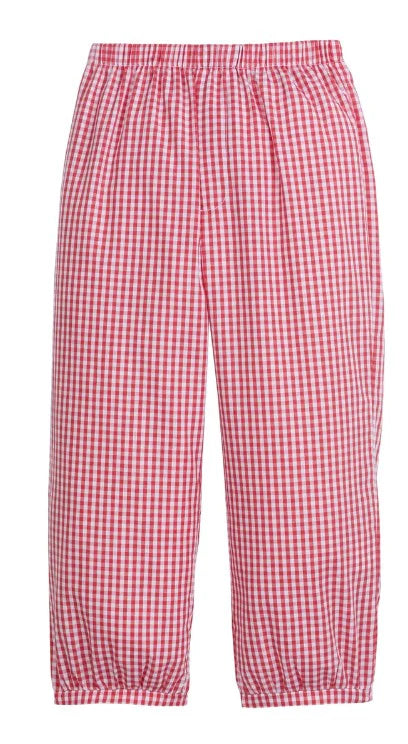 LE-Banded Pant-Red Gingham