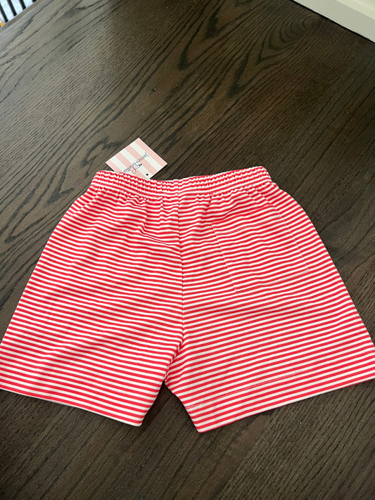 James and Lottie-Conrad Knit Short-BOYS-Red Stripe