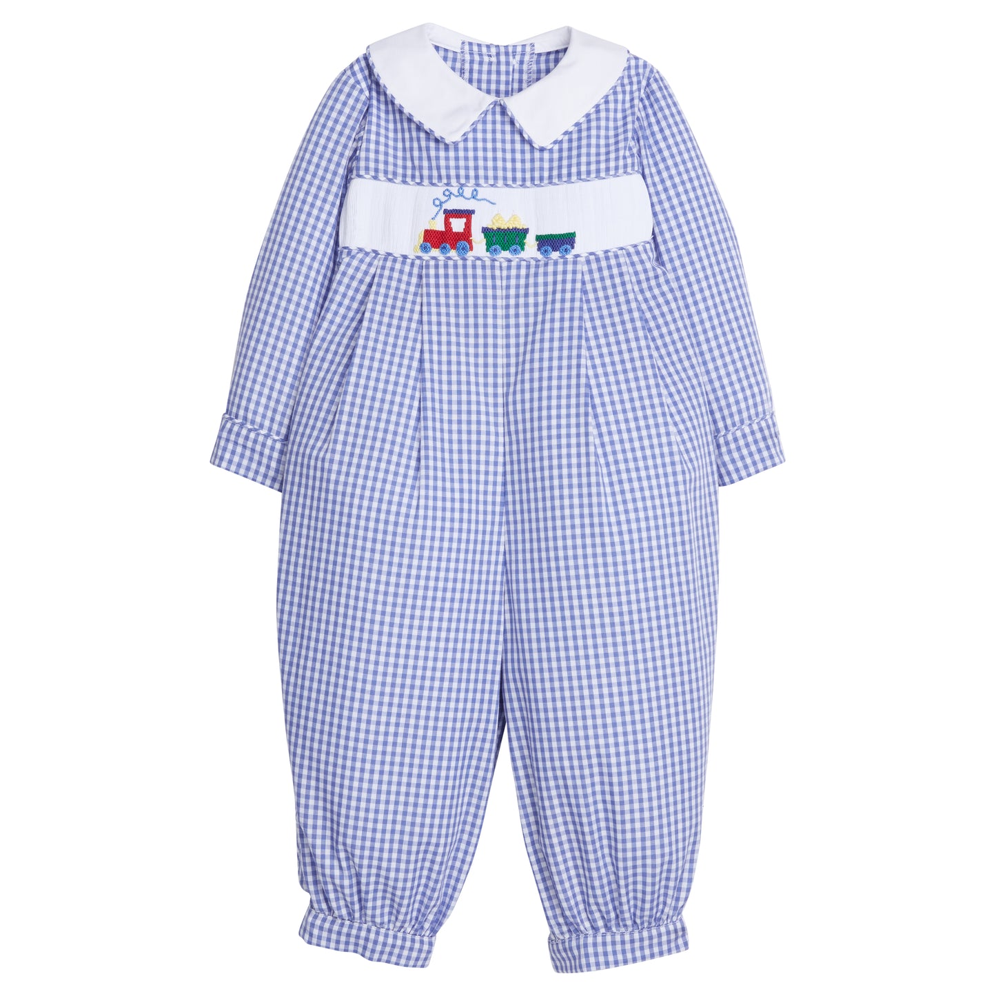 Chest Smocked Romper - Train