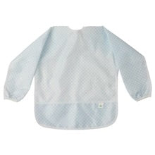 Apple of my Isla - Blue Gingham Bib