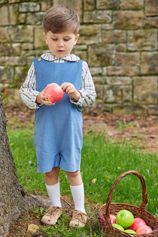 Peter Pan Shirt - Brownfield Plaid