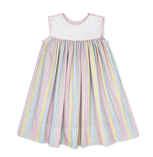 Charming Dress - Petunia Pinstripe Woven