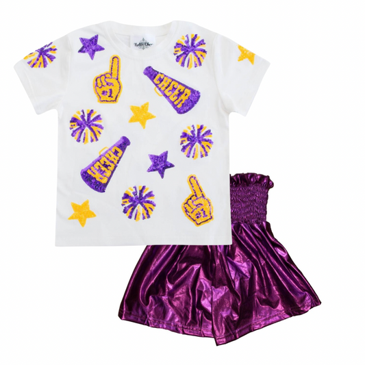 Sparkle Cheer Set Purple