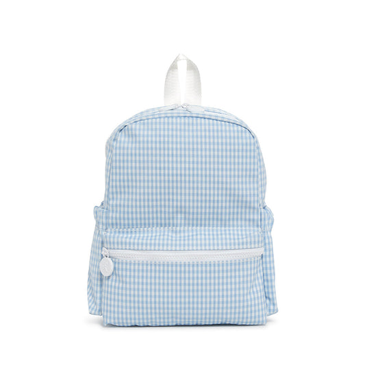MINI BACKER - GINGHAM MIST BACKPACK