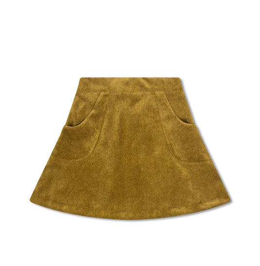 Kristen Skirt - Green Cord