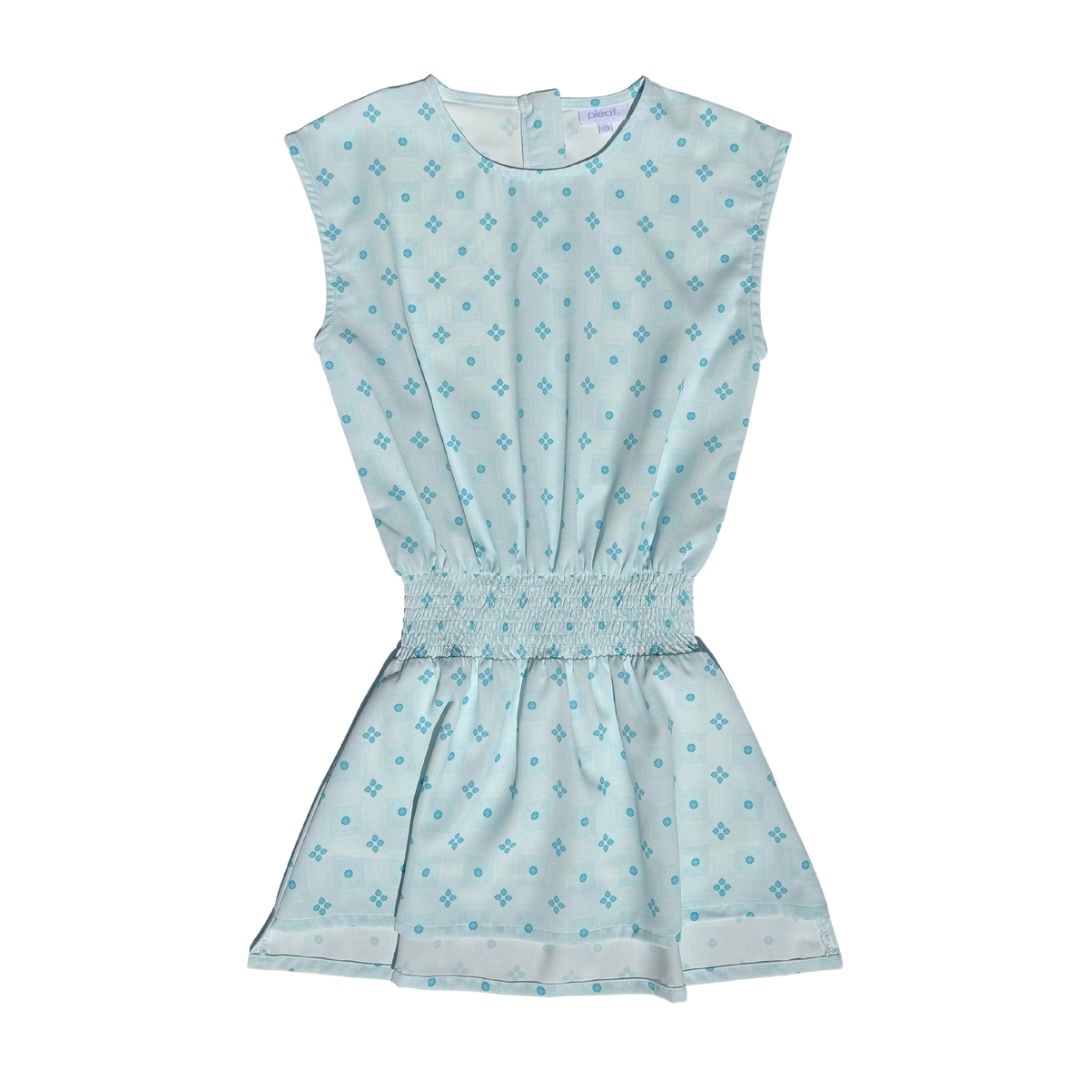 Josie Dress - Aqua Clover