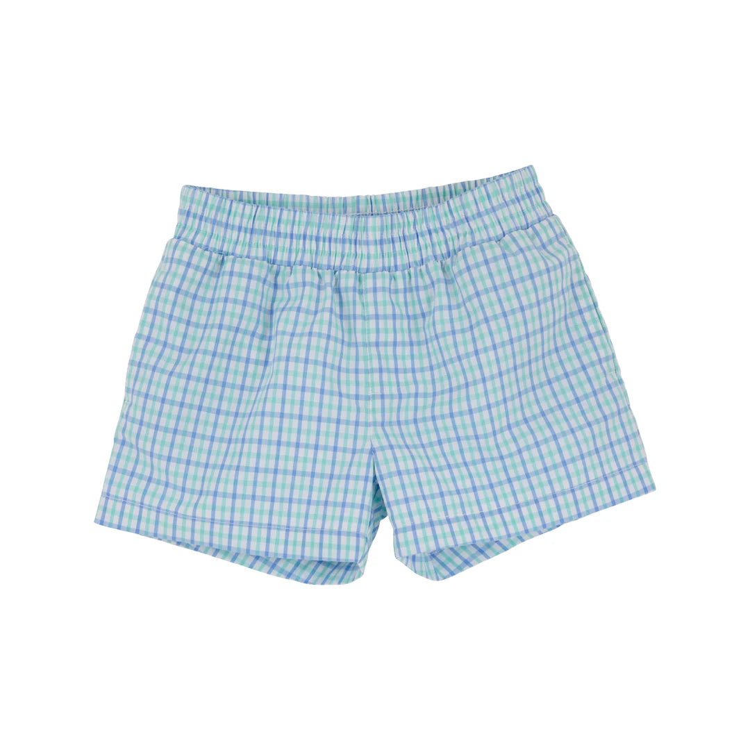 Sheffield Shorts Sunrise Blvd Blue & Turks Teal Chandler Check/Sunrise Blvd Blue