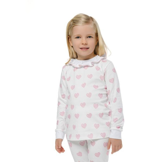 Hearts Pink Girl Pajama