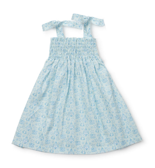 *PRESALE* Betsy Dress - Sandcastles Blue