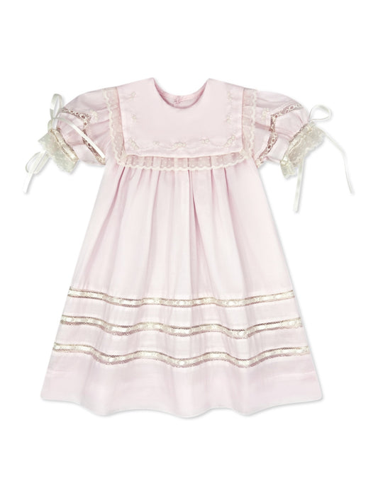 Elle A, Dress - Blessings Pink/ Ecru