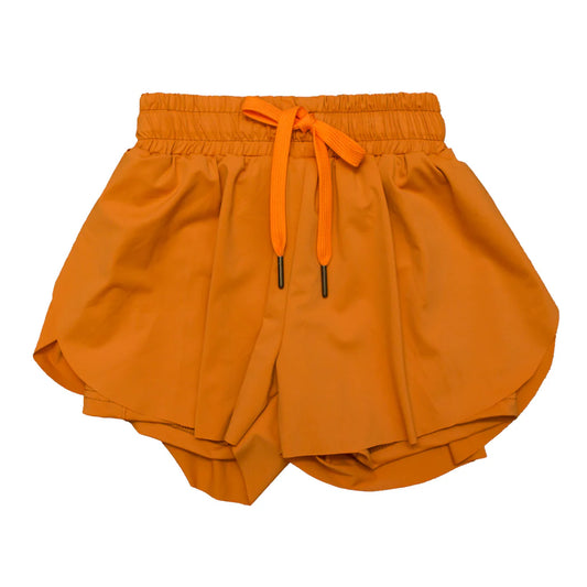 Orange Butterfly Shorts