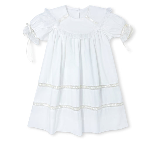 Donahue Dress - Blessings White/ Ecru