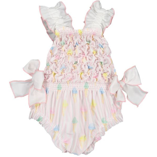 Ice Cream Frilled Swimsuit