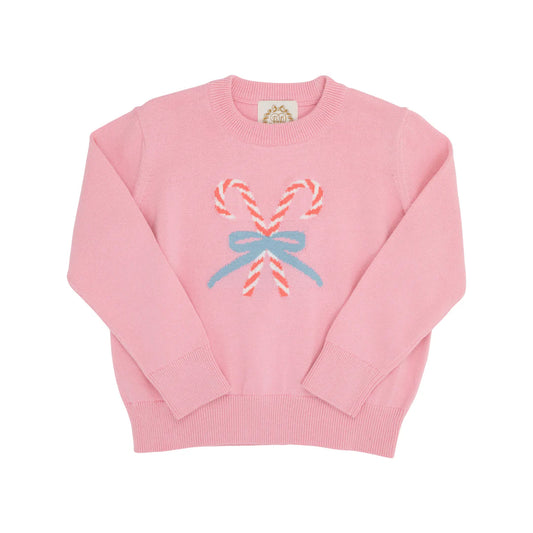 Isabelle`s Intarsia Sweater - Hamptons Hot Pink/Candy Canes