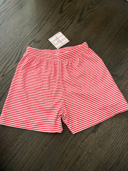 James and Lottie-Conrad Knit Short-BOYS-Red Stripe