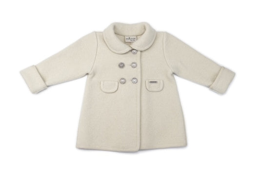 Marae Cream double breasted coat