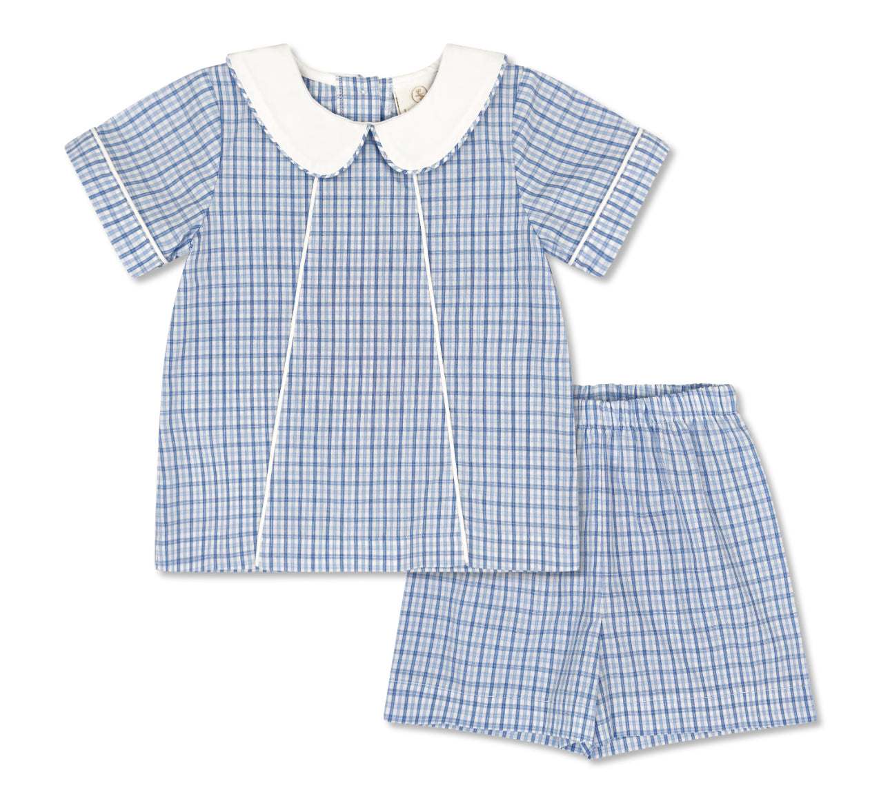 Adam Short Set - Billings Blue Plaid