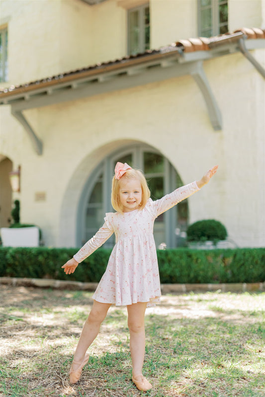 Ballerinas L/S Twirl Dress