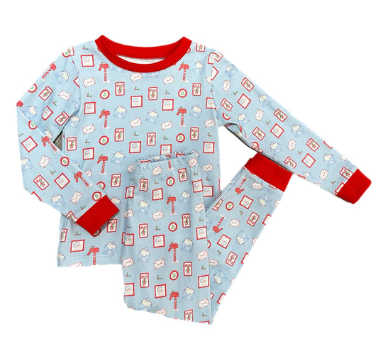 Boys-2 PC Jammies-Letters to Santa