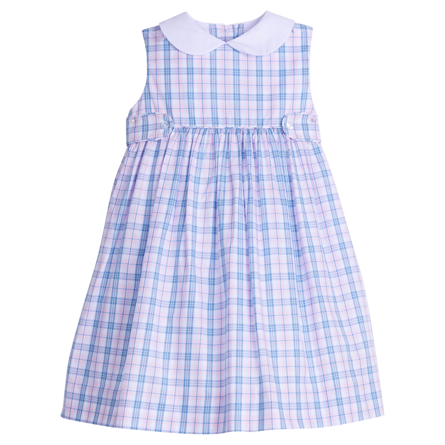 Albany Plaid-Button Tab Nantucket Dress