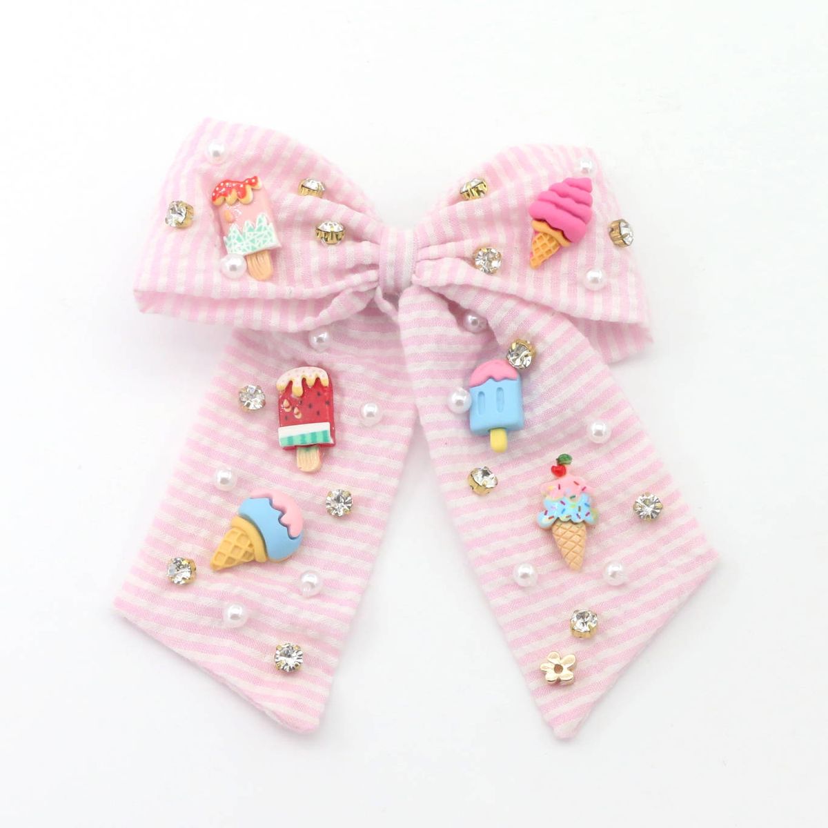 Ice Cream Social Hair Bow