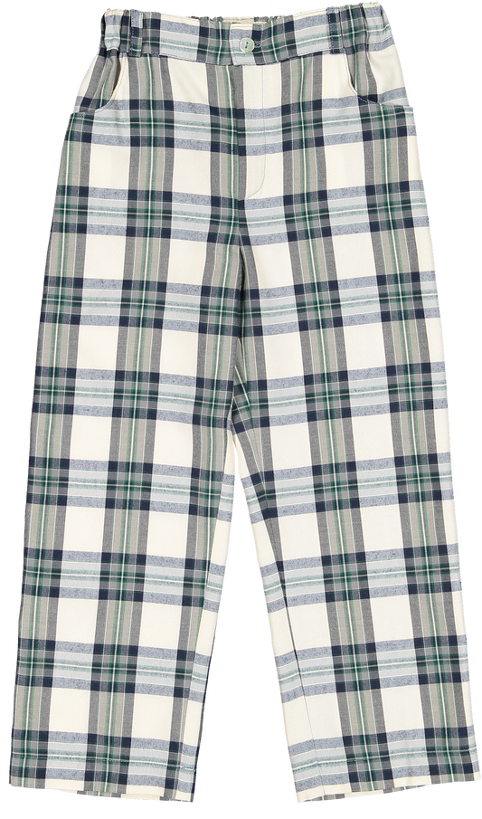 Sal and Pimenta-Stone Tartan Trousers