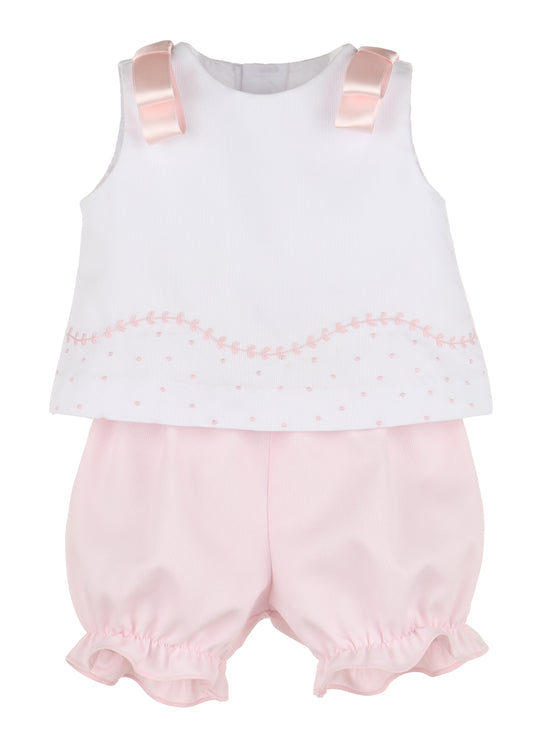 Party Dots Bloomer Set-Pink