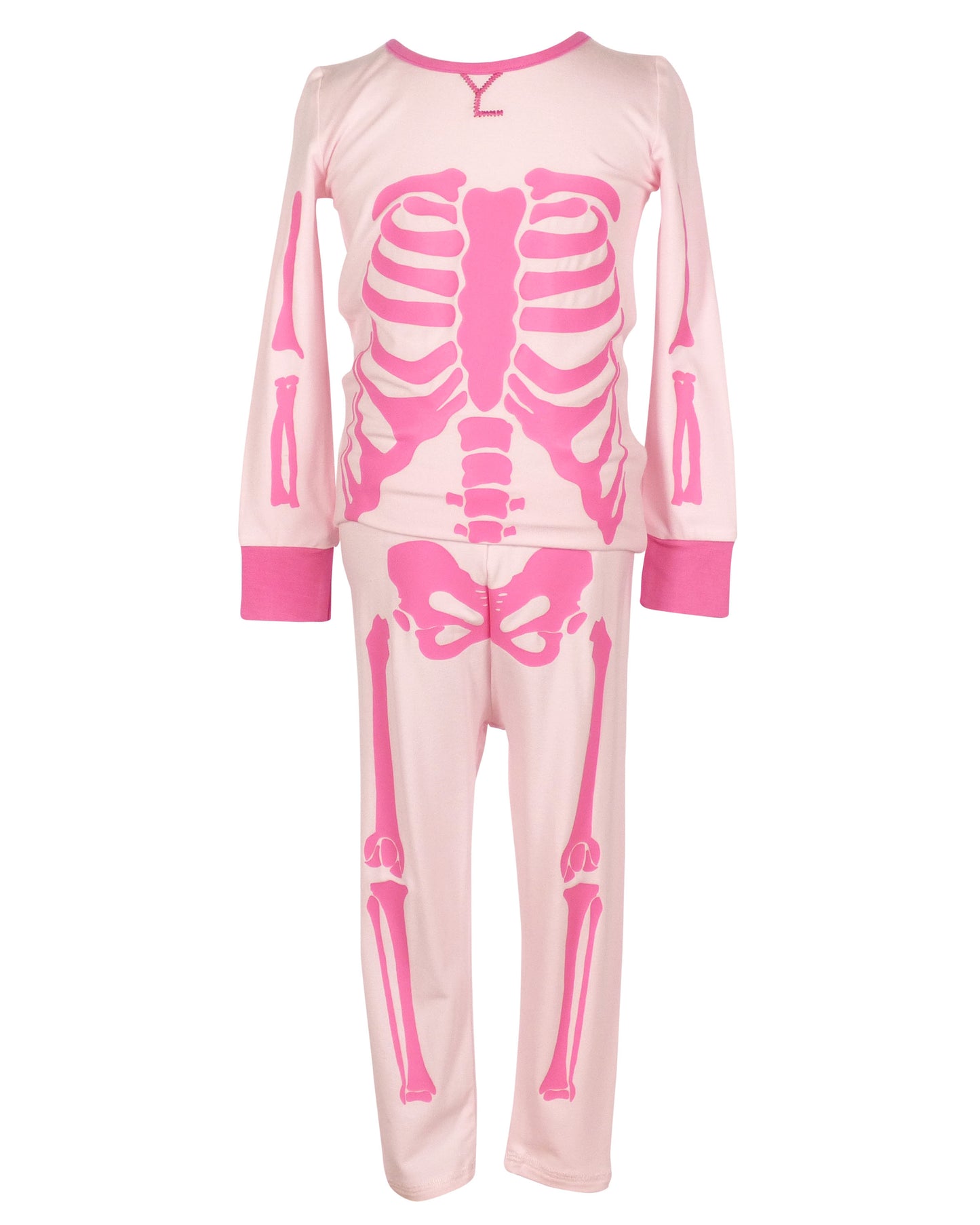 Lambie Jammies: Glow in the Dark Skellys: Pink