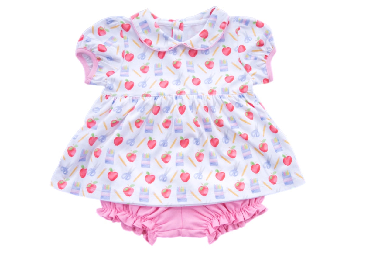 Sally Knit Bloomer Set, Back to School