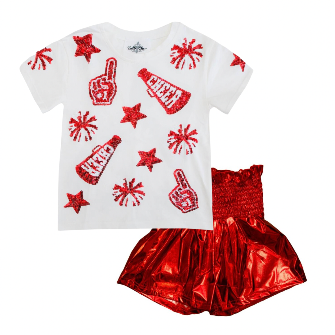 Sparkle Cheer Set Red